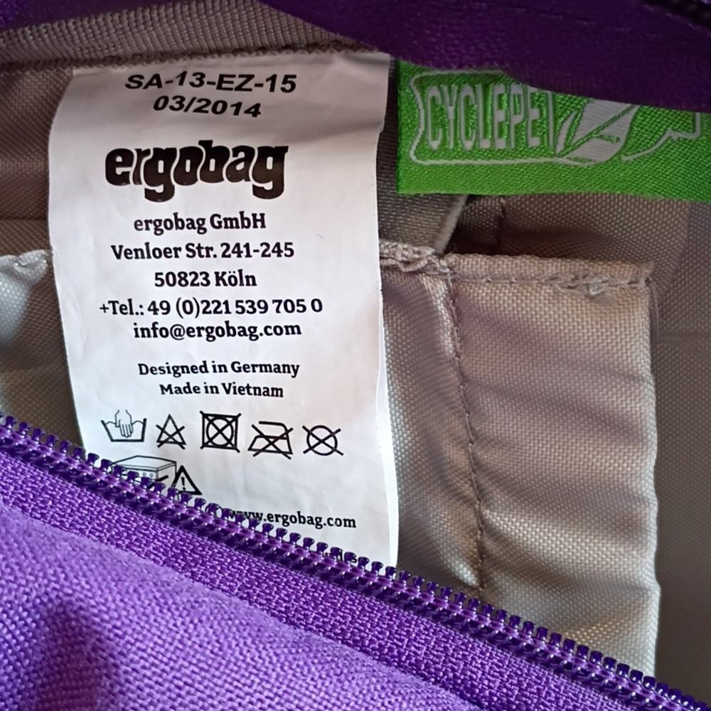 Satch Purple Backpack with Pink Accents - Picture 13 of 13
